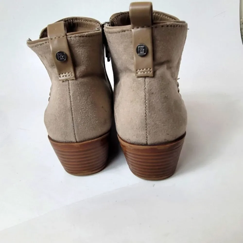 Sam & Libby Faux Suede Ankle Boot Size 6